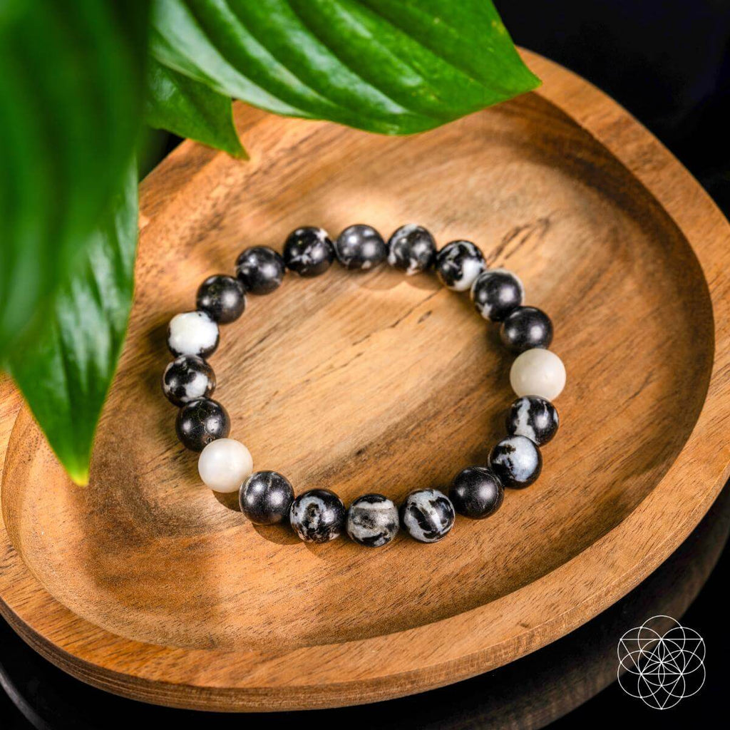 Permission to Pause - The Zebra Jasper Bracelet