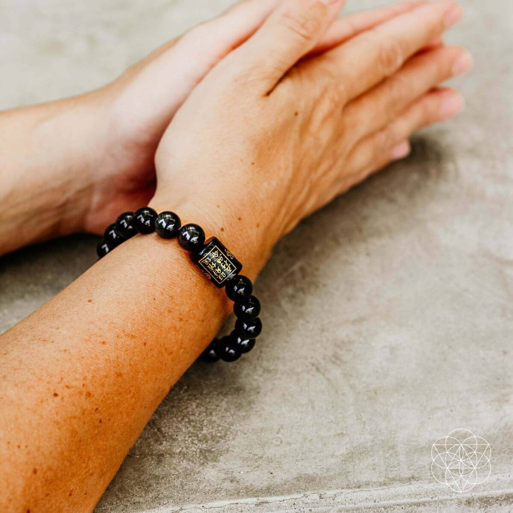 Rainbow Obsidian Protection Bracelet