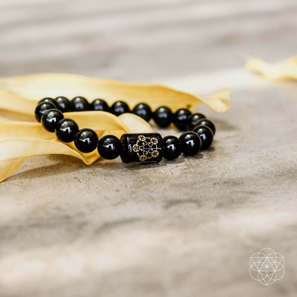 Rainbow Obsidian Protection Bracelet